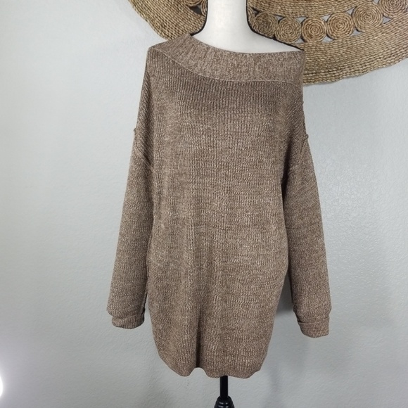 mittoshop Sweaters - Mittoshop btq asymmetrical shoulder sweater  F48